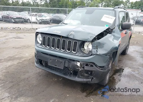 2018 Jeep Renegade Sport from USA, damaged, VIN ZACCJBAB4JPH09001